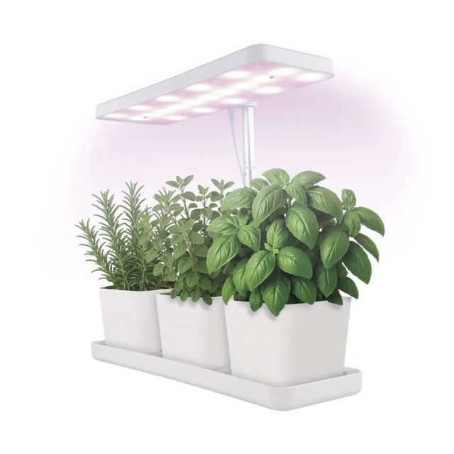 Lampa LED GROW do uprawy roślin 7W, timer, ściemnialna, biała