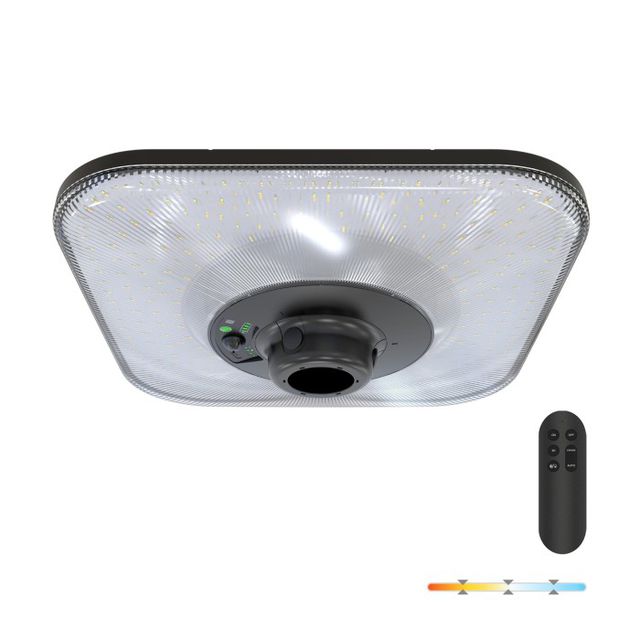 Lampa parkowa solarna z czujnikiem ruchu SOLSUMI 25W 3800lm CCT zmienna barwa
