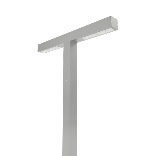 Lampa parkowa TRELLEBORG podwójna rozsył 360° 80,9W 4000K DALI2 alu