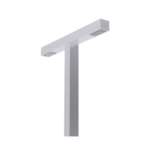 Lampa parkowa TRELLEBORG podwójna rozsył 360° 41,4W 4000K DALI2 alu