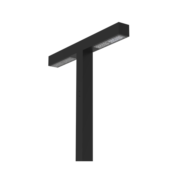 Lampa parkowa TRELLEBORG podwójna rozsył alejkowy 80,9W 4000K DALI2 czarny