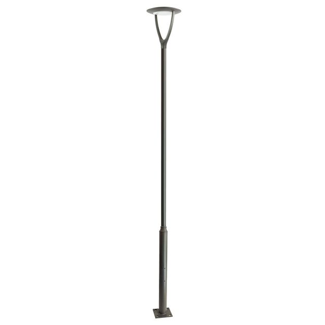 Lampa parkowa ze słupem 4m URAN LED 60W 48cm IK08 4000K antracyt