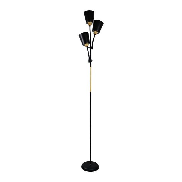 Lampa stojąca podłogowa GRACE 3P 192cm, 3x E27, czarna