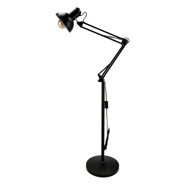 Lampa stojąca podłogowa LUWES 185cm, E27, czarna