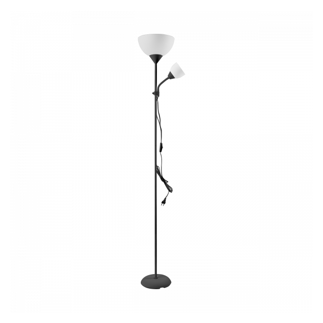 Lampa stojąca podłogowa URLAR 175cm E14/27, czarna