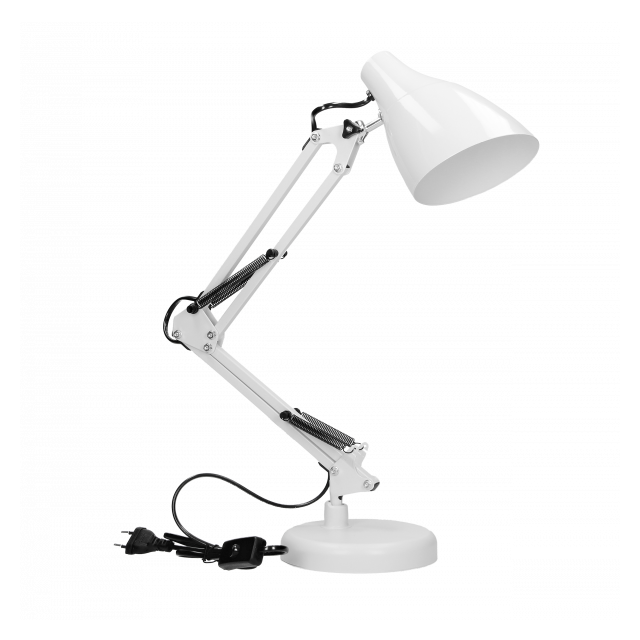 Lampka biurkowa DIAN max.60W E27, biała