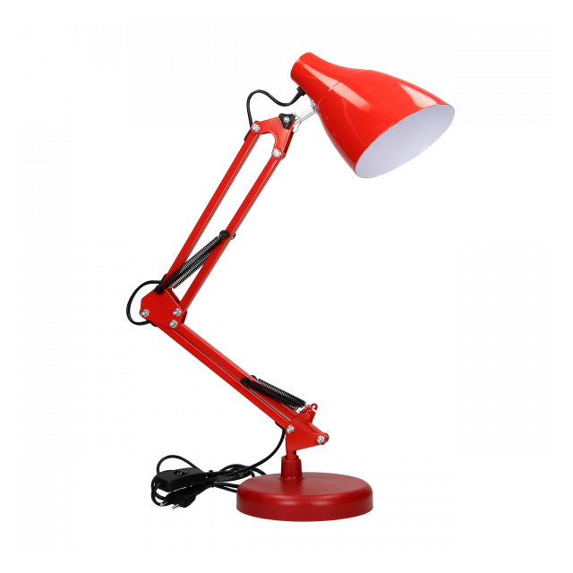 Lampka biurkowa DIAN max.60W E27, czerwona