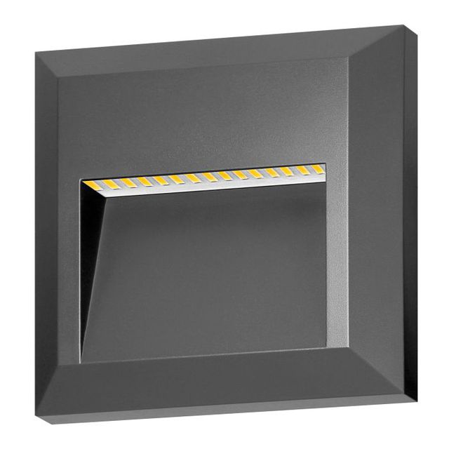 Lampy elewacyjne KIBO LED 1W, 80lm, IP65, 4000K, kwadratowa
