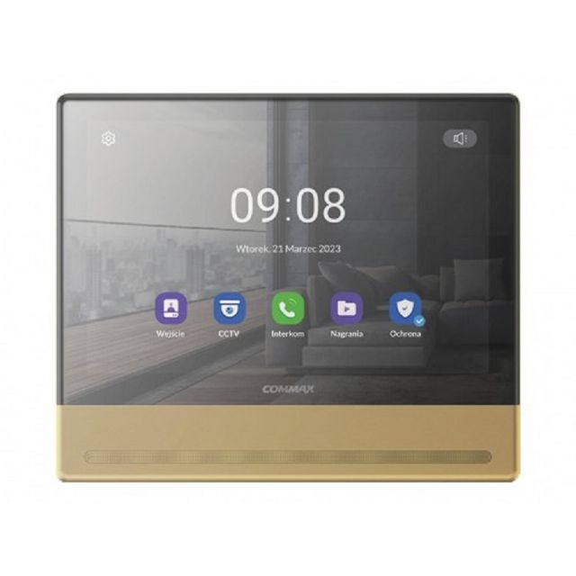 Monitor 10,1" CDV-1004QT GOLD GŁOŚNOMÓWIĄCY SMART HD MIRROR, WiFi