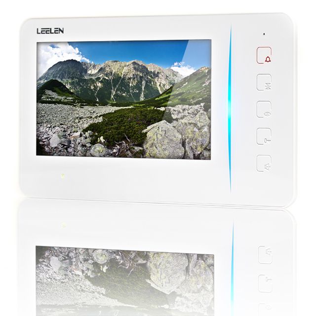 Monitor 7'' kolorowy JB305_N60w - dotykowe przyciski biały