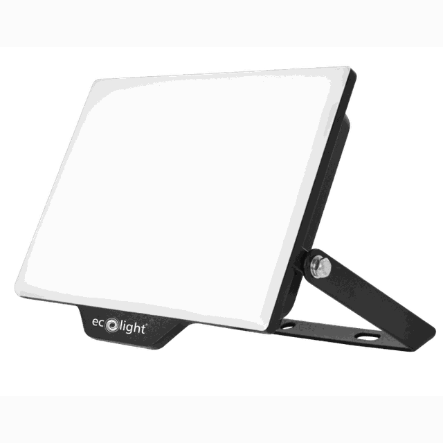 Naświetlacz LED mleczny klosz 50W 4500lm neutralna możliwy czujnik