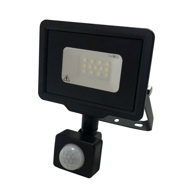 Naświetlacz LED MHC 20W z czujnikiem 6000K czarny