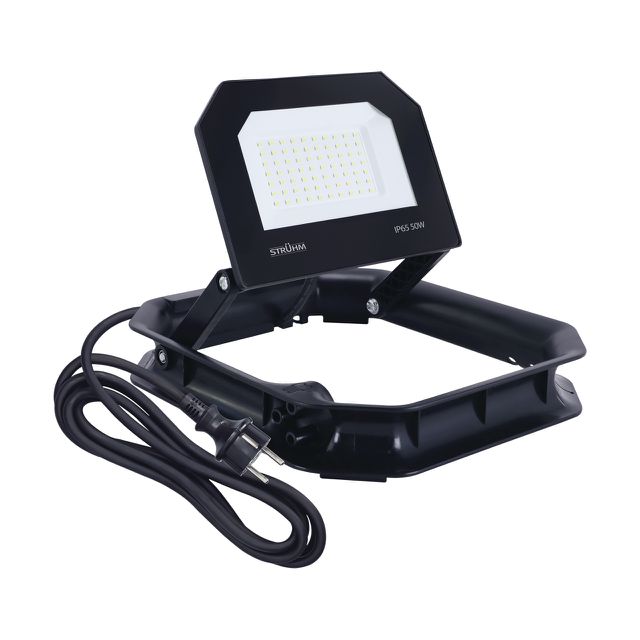 Naświetlacz LED roboczy składany na statywie ASLAN 50W 5000lm kabel 3m