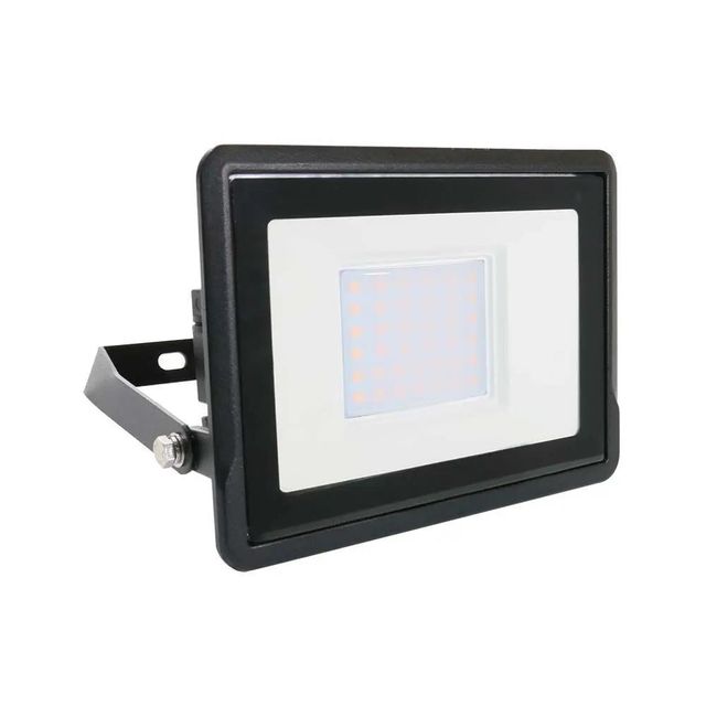 Naświetlacz LED z mufą VT-138 30W 80lm/W IP65 6400K czarny 5lat