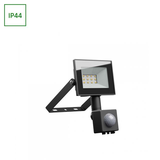 Naświetlacz LED z czujnikiem ruchu NOCTIS LUX 4 10W 4000K czarny