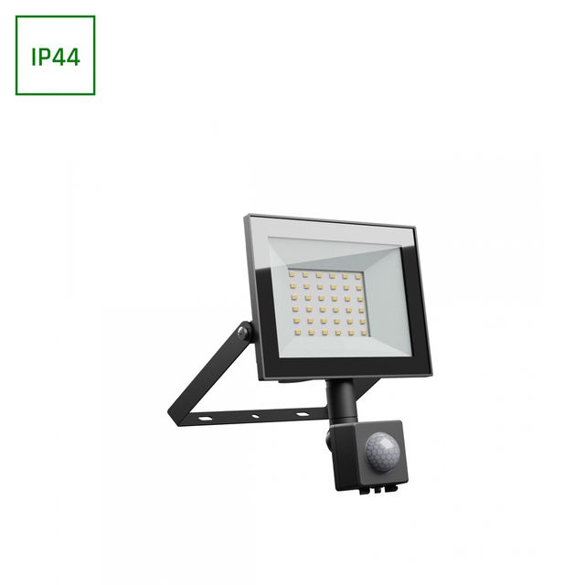 Naświetlacz LED z czujnikiem ruchu NOCTIS LUX 30W 4000K czarny