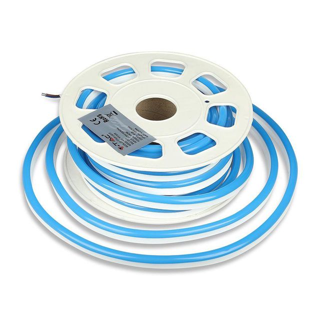 Neon Flex VT-555 24V IP65 10mb niebieski