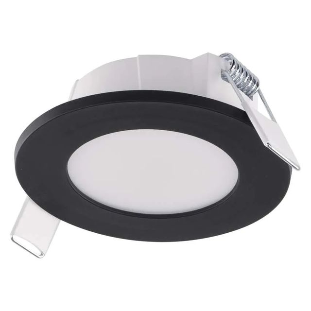 Oczko wpuszczane LED LORI okrągłe, IP65, 4,5W, 2700 / 4000K - czarne