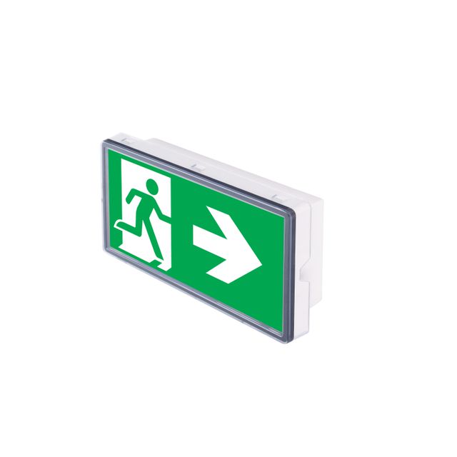 Oprawa awaryjna VELLA LED ECO SO 125 A 1H MT IP44 biała
