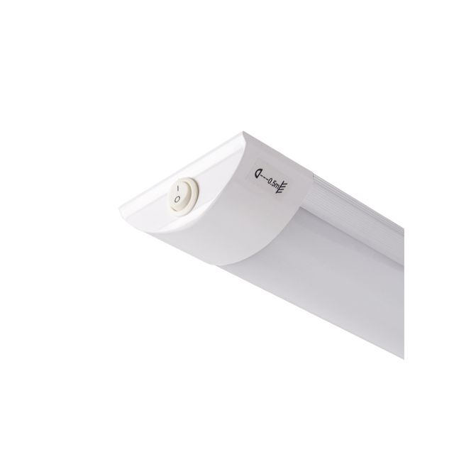 Oprawa podszafkowa z włącznikiem FLATER LED 20W 60cm IP42 4K