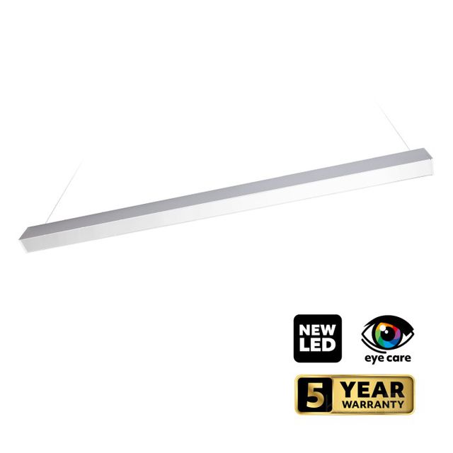 Oprawa liniowa natynkowa lub zwieszana KOLINE 40W CCT 120cm 5200lm biała