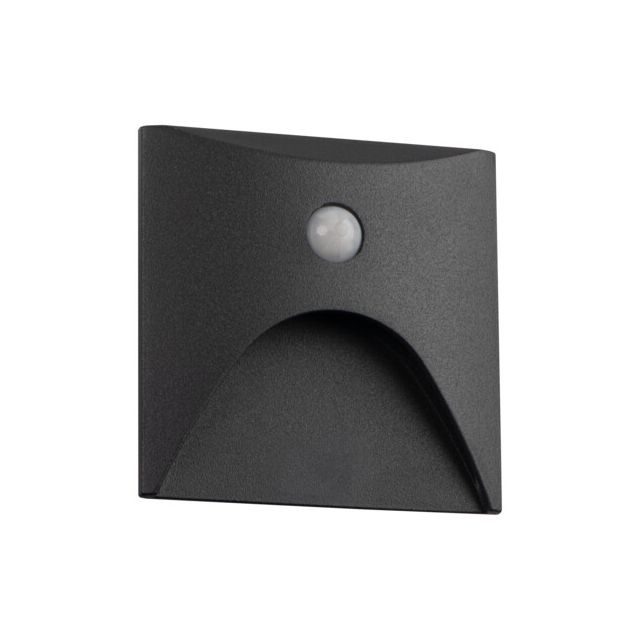 Oprawa przyschodowa podtynkowa LED EXIN LED PIR L 2,5W 3000K IP65 szara