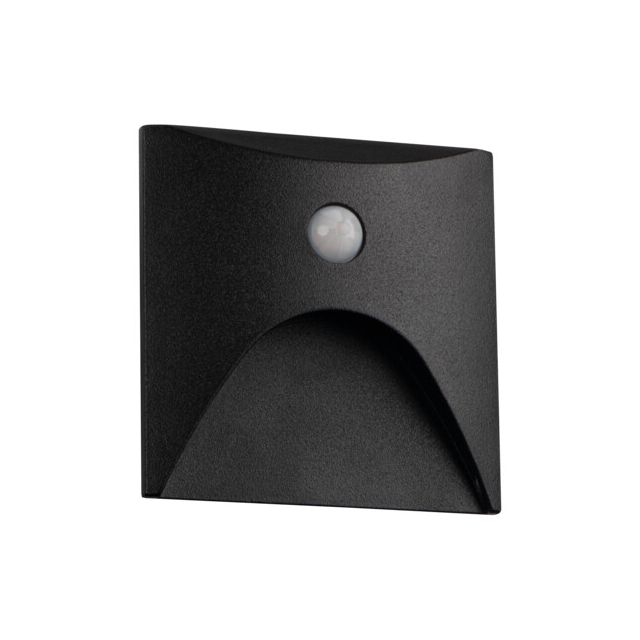 Oprawa przyschodowa podtynkowa LED EXIN LED PIR L 2,5W 4000K IP65 czarna