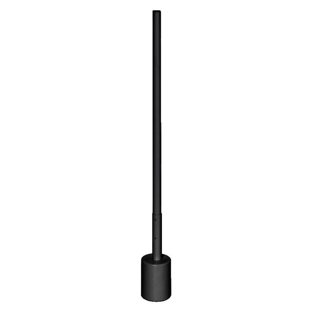 Lampa stojąca SMART Wi-Fi FLOOR CORNER SLIM LED 8W z pilotem Black SLIM RGB + TW (płynna zmiana barwy białej)