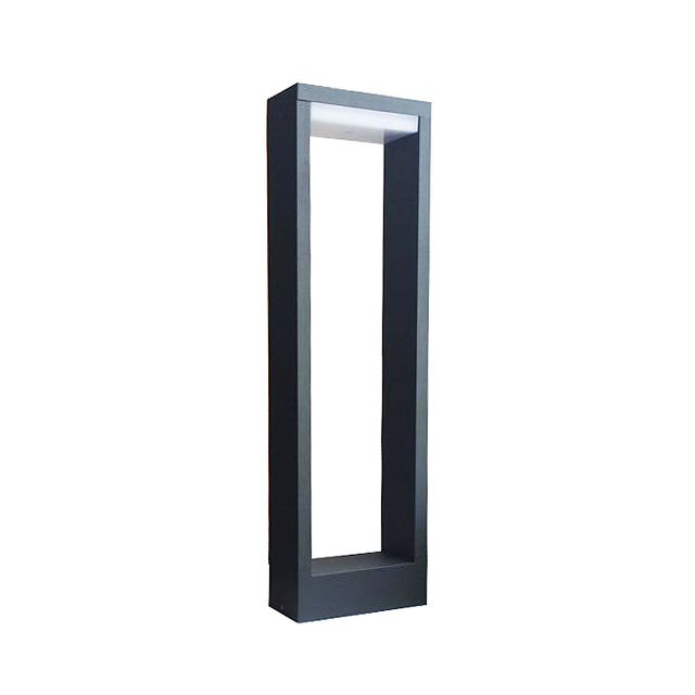 Lampa ogrodowa słupek nowowczesny FORM LED 7W 50cm popiel