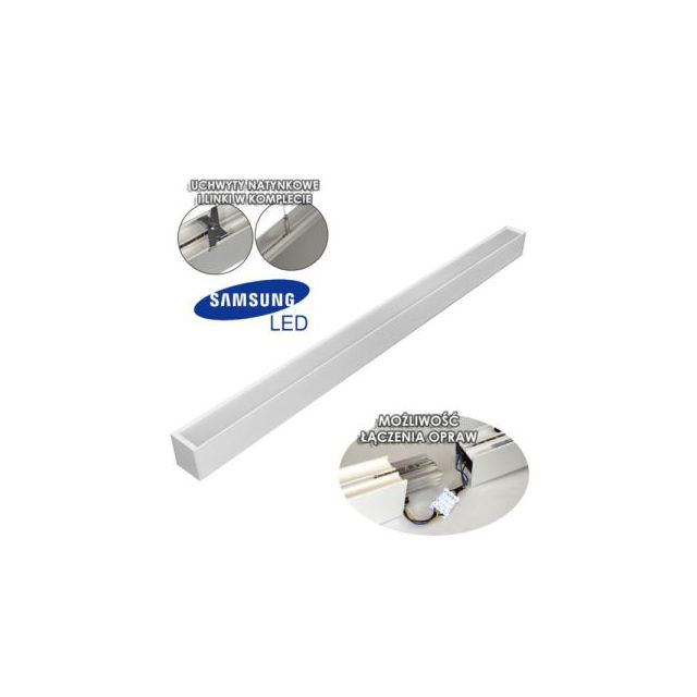 Oprawa systemowa CABAIL LED 30W 100lm/W 1,2m 4000K biała UGR