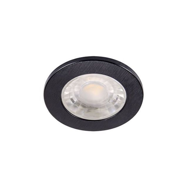 Oprawka meblowa oświetlenie kuchenne FIN LED IP44 3W 4K czarna