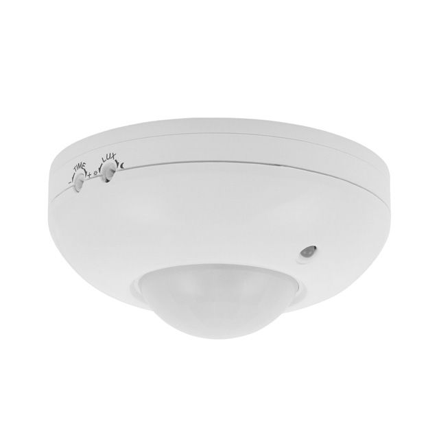 Sufitowy czujnik ruchu PIR 360° ZONA JQ-37 10m 1200W biały