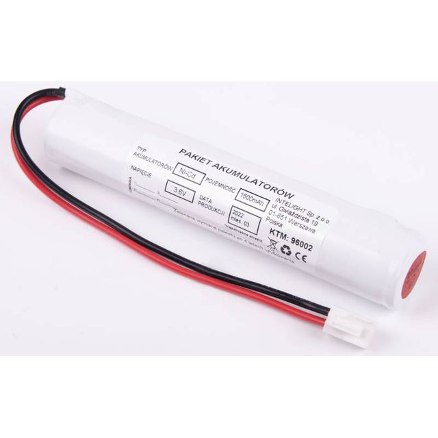 Pakiet akumulatorów NiCd 3,6V 1500mAh HT do oprawy Orion 150 MT / 150 MT LT /150 D MT/VELLA ECO 250