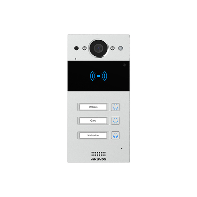 Panel 3-rodzinny z RFID AKUVOX R20BX3 TCP/IP SIP