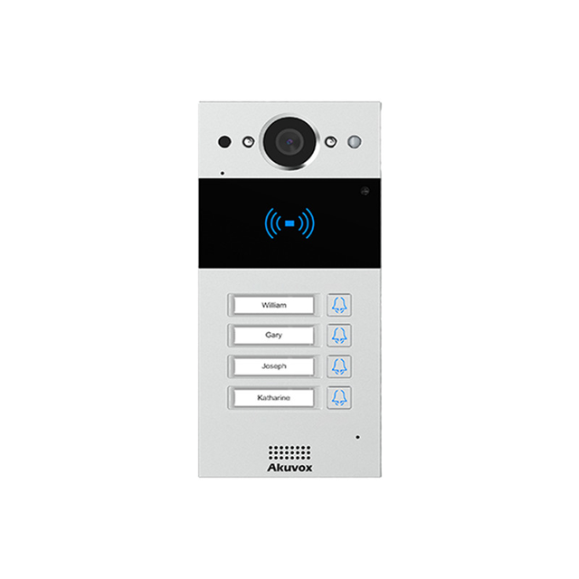 Panel 4-rodzinny z RFID AKUVOX R20BX4 TCP/IP SIP