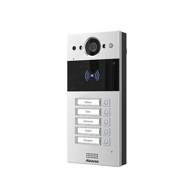Panel 5-rodzinny z RFID AKUVOX R20BX5 TCP/IP SIP