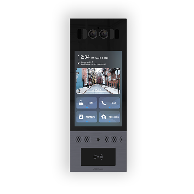 Panel AKUVOX X915S - zewnętrzny, wielorodzinny 8", rozpoznawanie twarzy, Bluetooth, NFC