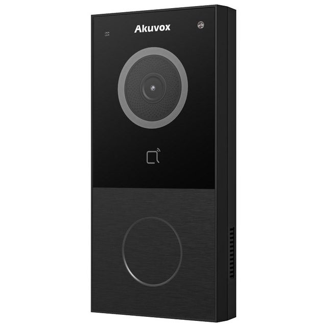 Panel natynkowy AKUVOX E12W TCP/IP, WiFi, czytnik RFID, pamięć - czarny