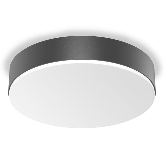 Plafon hermetyczny LED z czujnikiem ruchu RS PRO SC 20,7W IK10 3K antracyt