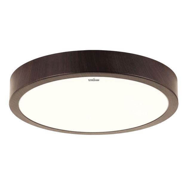 Plafon okrągły LED ATUT 24W 4000K 38cm IP44 wenge