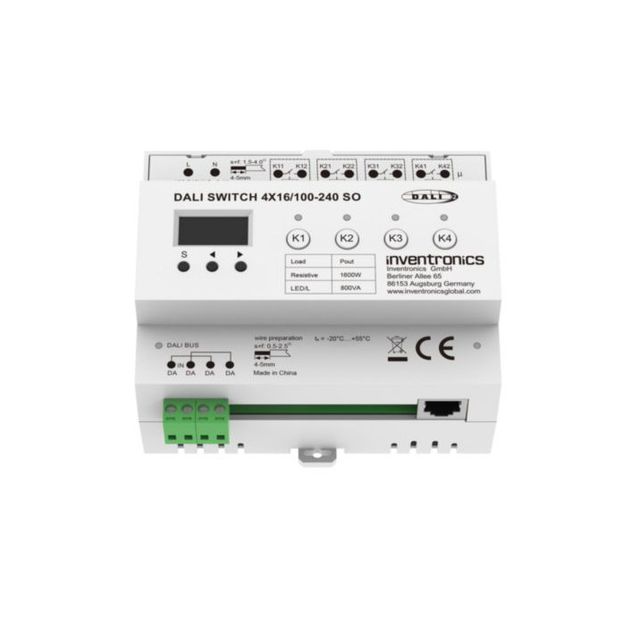 Przekaźnik DALI SWITCH 4X16 Inventronics (poprzednio OSRAM)