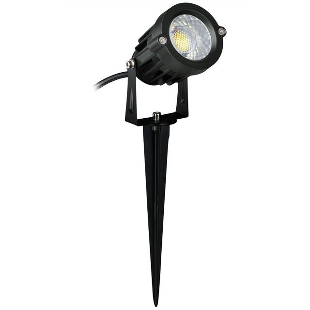 Reflektor ogrodowy wbijany PLANT LED 5W 4K 60° czarny