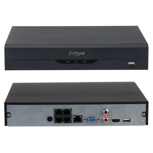 Rejestrator IP 4-kanałowy NVR4104HS-P-EI