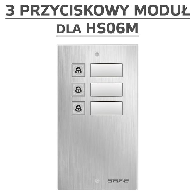 Rozszerzenie bezpośredniego wywołania do 3 abonentów dla bramofonów Safe IP HS06N