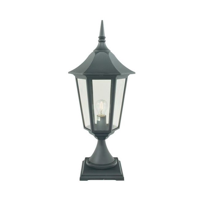 Słupek klasyczny ogrodowy MODENA BIG 384 E27 73cm czarna