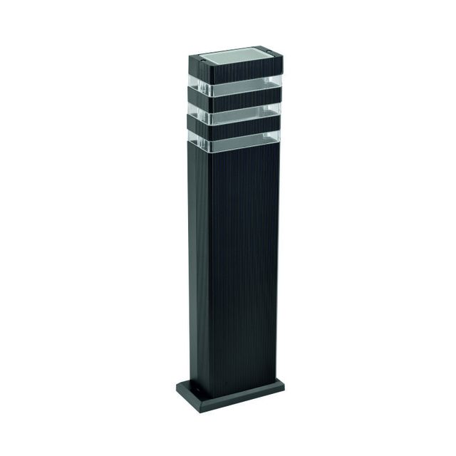 Słupek ogrodowy prostokątny 60cm GU10 czarny