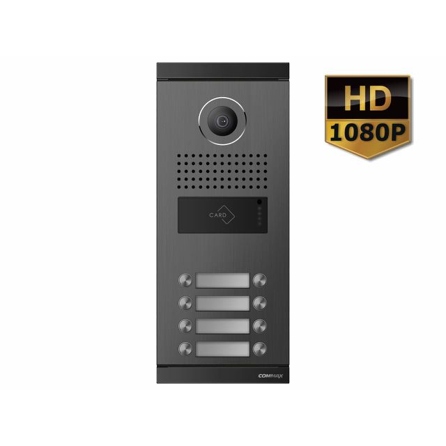 Stacja bramowa 8-abonentowa DRC-8MLFD z czytnikiem RFID, optyka HD 1080P