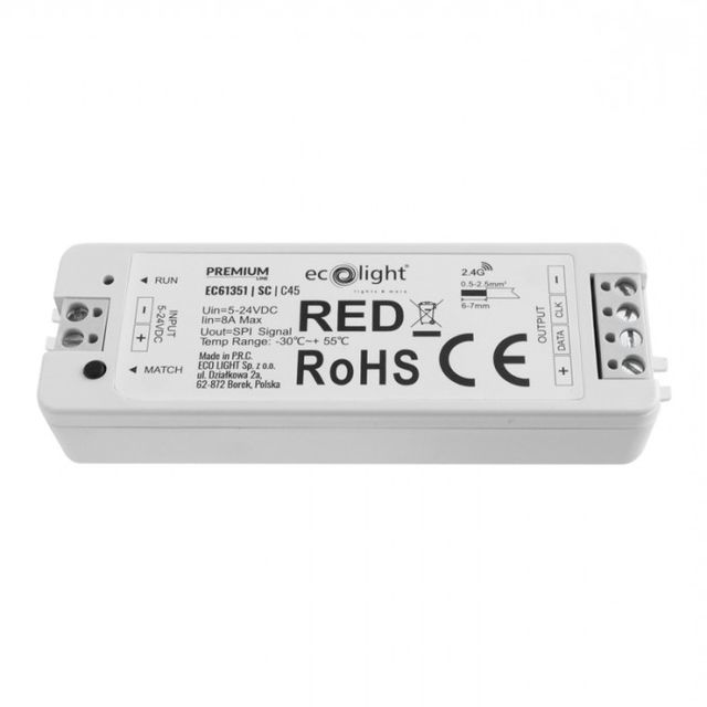 Sterownik SC do taśm cyfrowych RGB RGBW LED IC Digital 5-24V