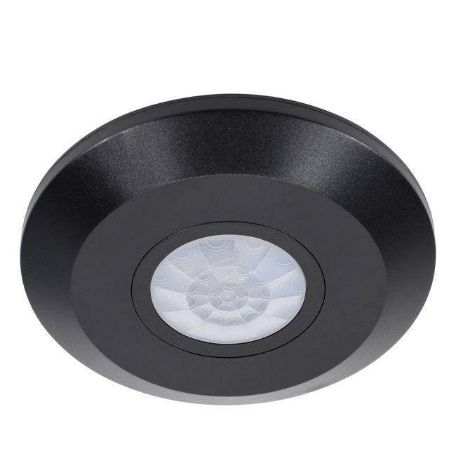 Sufitowy czujnik ruchu płaski PIR SLIM 6m 800W czarny