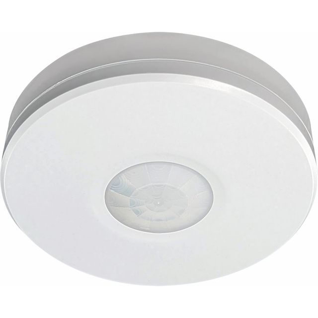 Sufitowy płaski czujnik ruchu PIR SLIM 360° 8m 2000W biały